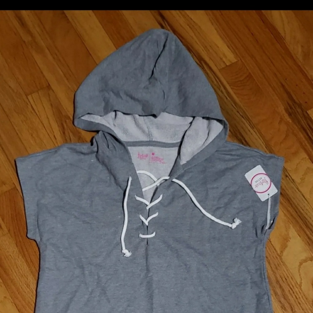 hooded dress casual